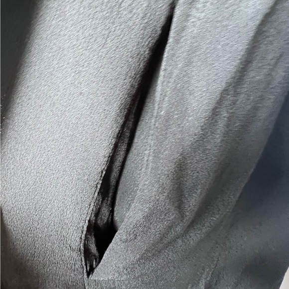 Enza Costa Woven Trapeze Dress Rayon 2 Medium Black - Picture 3 of 9